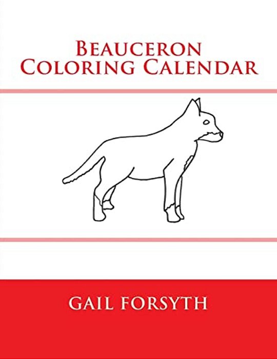 Beauceron Coloring Calendar-..