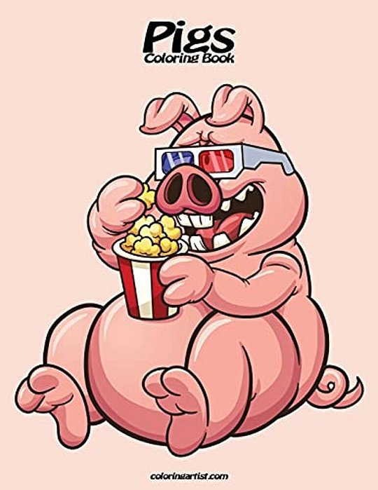Pigs Coloring Book 1-..
