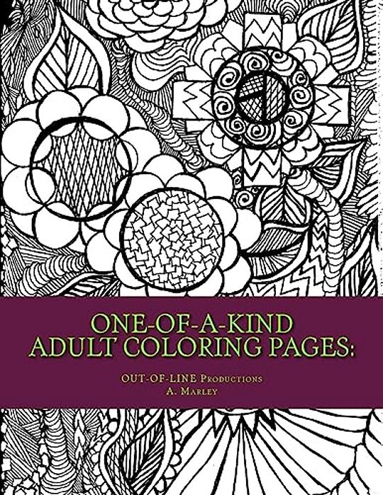 One-Of-a-kind Adult Coloring Pages:: Drawn To Chill & Thrill-..