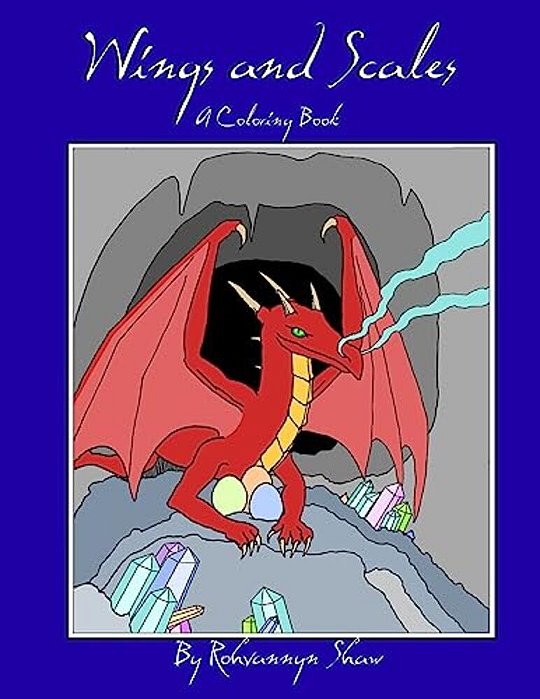 Wings And Scales: A Coloring Book-..