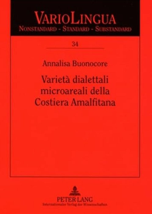Varietà Dialettali Microareali Della Costiera Amalfitana-..