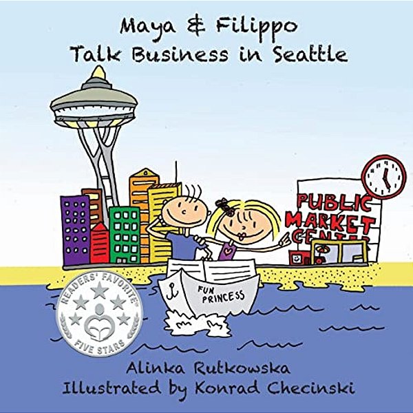 Maya & Filippo Talk Business In Seattle-..