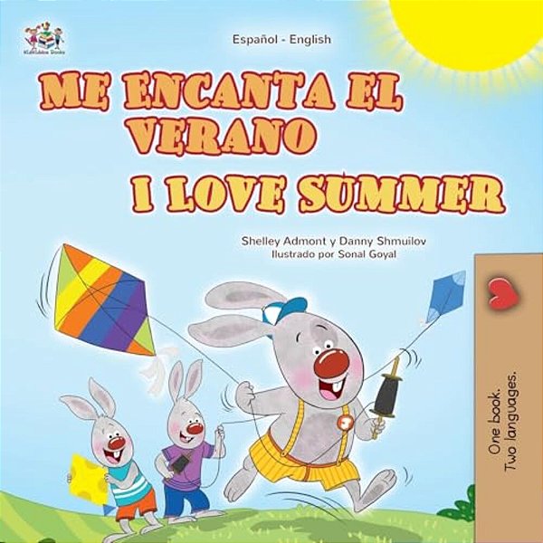 I Love Summer (Spanish English Bilingual Children's Book)-..