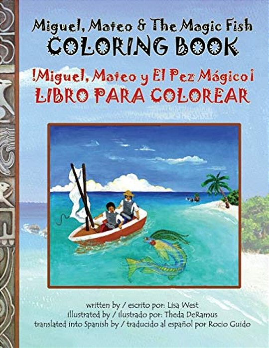 Miguel Mateo & The Magic Fish Coloring Book-..