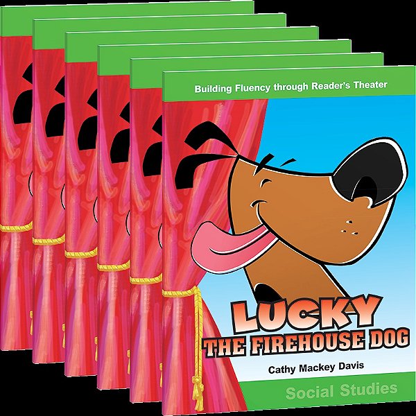 Lucky The Firehouse Dog - 6 Pack-..