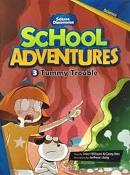 Tummy Trouble - School Adventure - Level 3 - Story 3 - Book With Audio CD-..