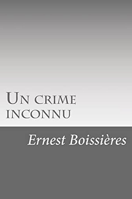 Un Crime Inconnu-..