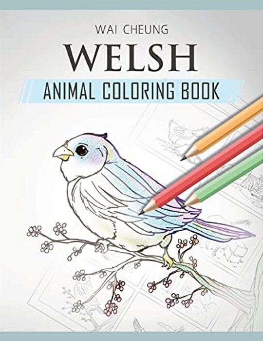 Welsh Animal Coloring Book-..