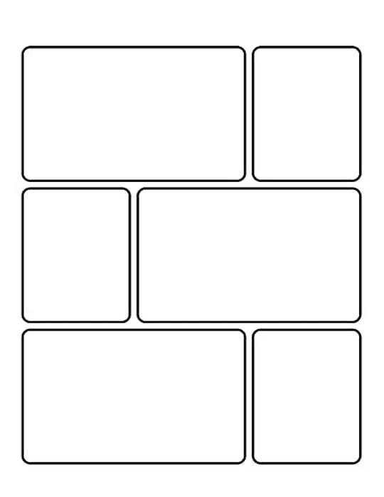 Comic Strips Vol II - Create Your Own Comic Book & Cover: Rounded Corners, 100 Pages, 8.5 X 11, Soft Cover-..