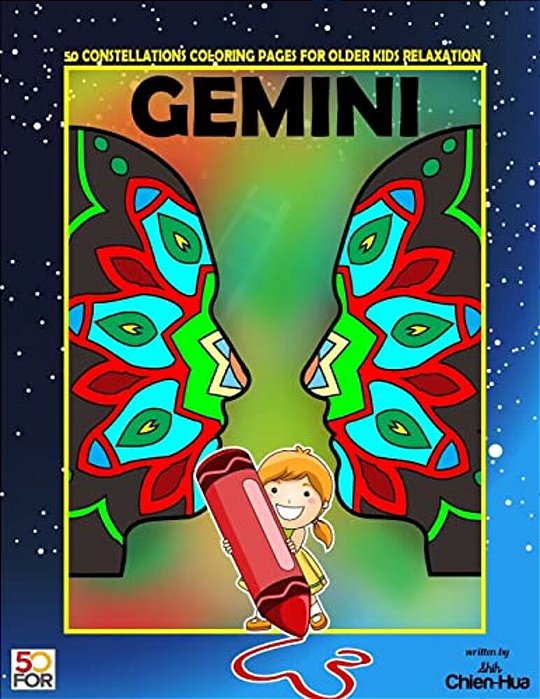 Gemini 50 Coloring Pages For Older Kids Relaxation-..