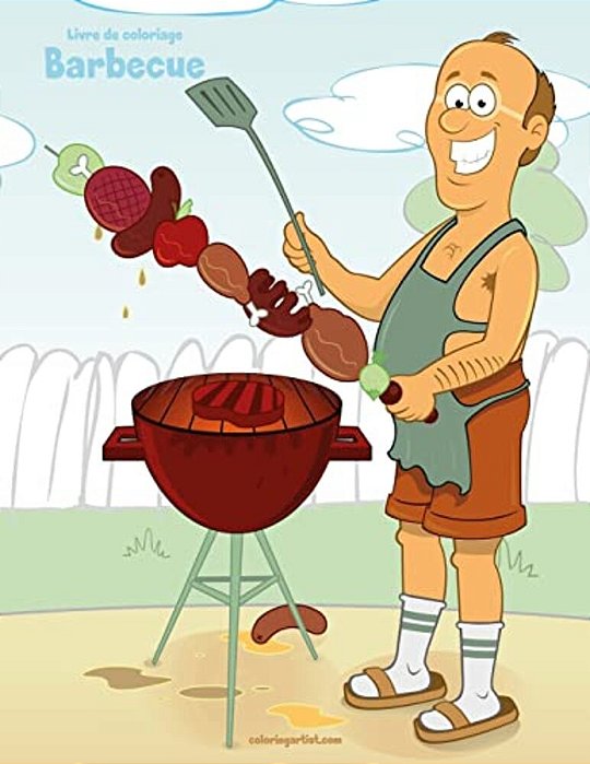 Livre De Coloriage Barbecue 1-..