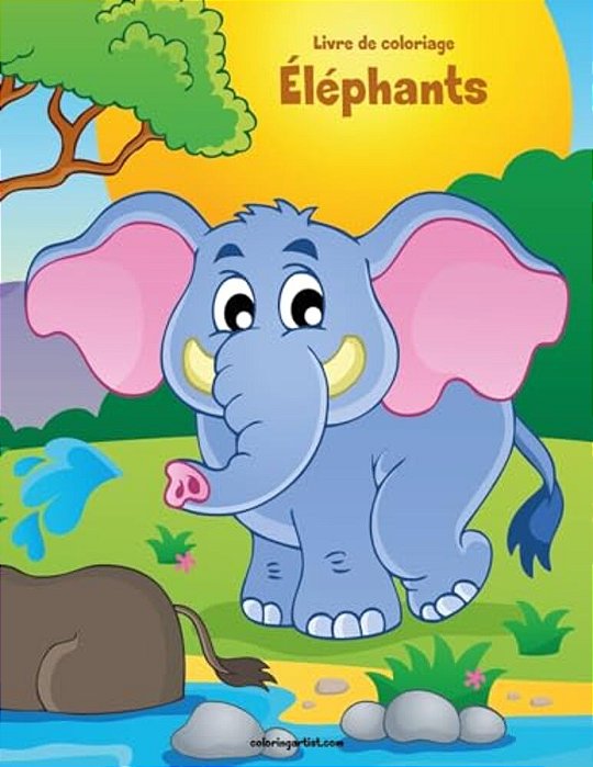 Livre De Coloriage Éléphants 1-..