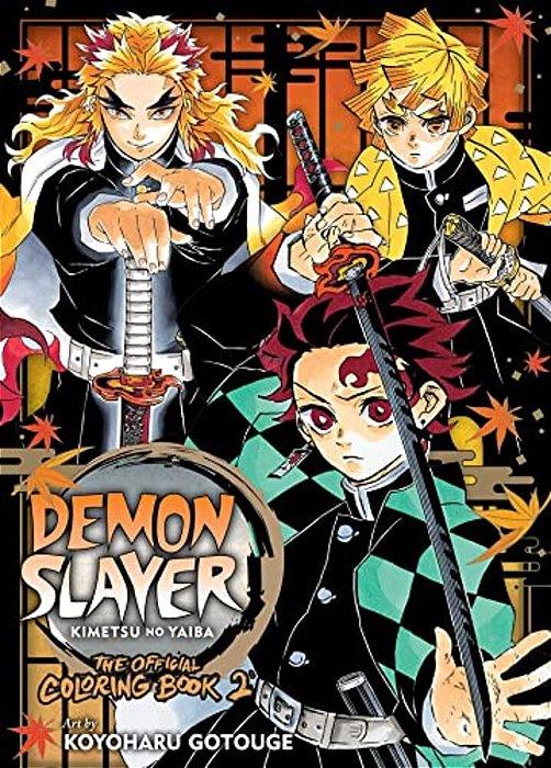 Demon Slayer: Kimetsu No Yaiba: The Official Coloring Book 2-..