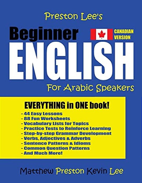 Preston Lee's Beginner English For Arabic Speakers (Canadian Version)-..