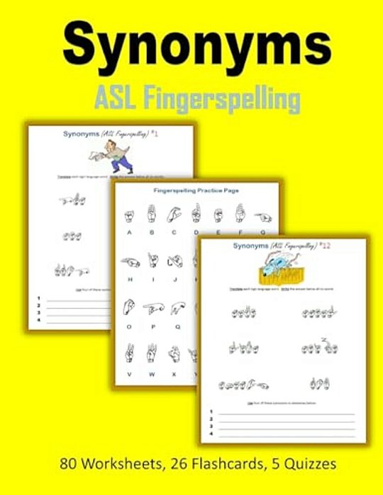 Synonyms - Asl Fingerspelling-..