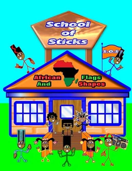 School Of Sticks African Flags: African Flags And Shapes-..