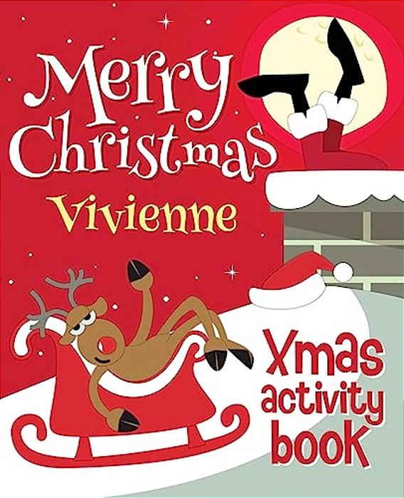 Merry Christmas Vivienne - Xmas Activity Book: (Personalized Children's Activity Book)-..