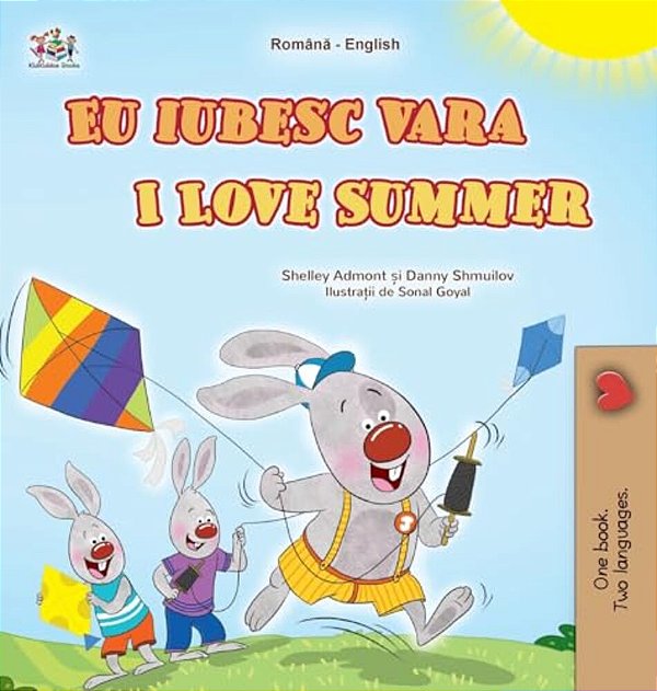 I Love Summer (Romanian English Bilingual Children's Book)-..
