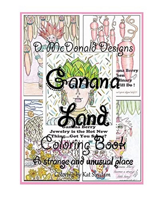 D. Mcdonald Designs Ganana Land Coloring Book-..
