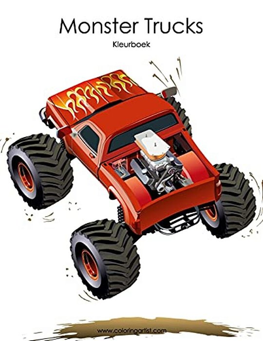 Monster Trucks Kleurboek 1-..