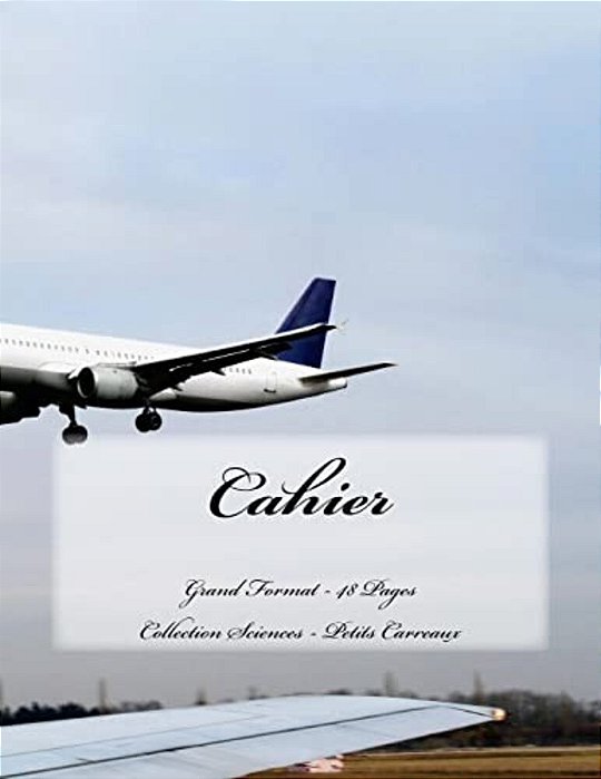 Cahier - Grand Format - 48 Pages - Collection Sciences: Petits Carreaux - Design Original 2-..