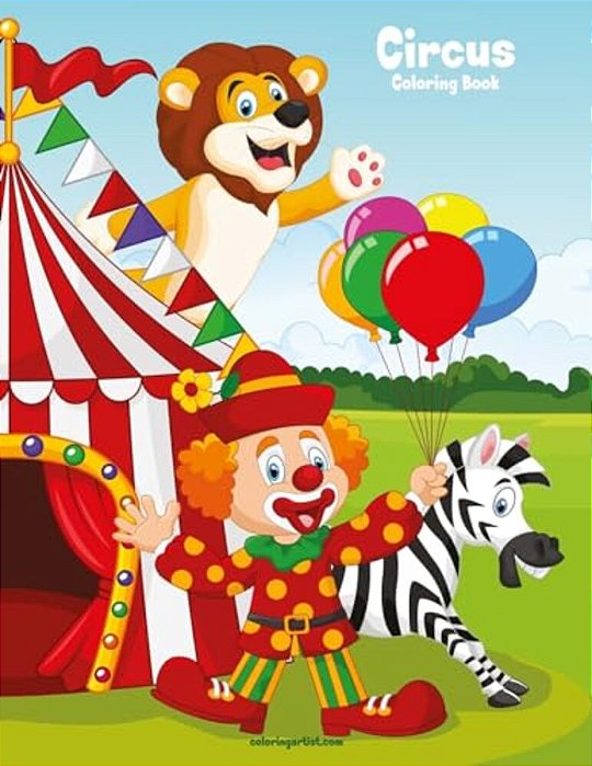Circus Coloring Book 1-..