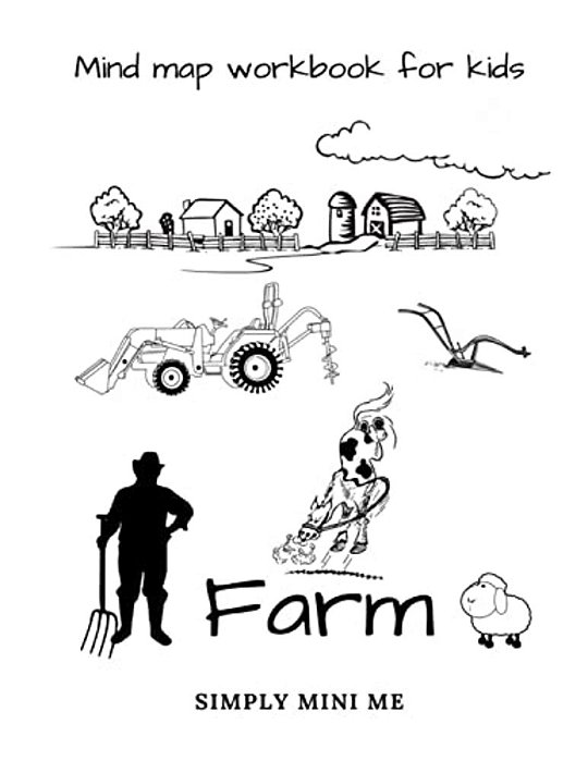 Mind Map Workbook For Kids - Farm-..