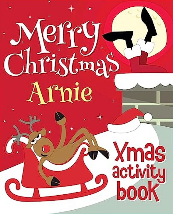 Merry Christmas Arnie - Xmas Activity Book: (Personalized Children's Activity Book)-..