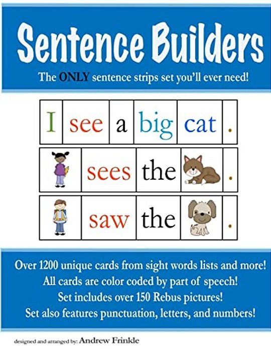 Sentence Builders: The Only Sentence Strips Set You'Ll Ever Need!-..