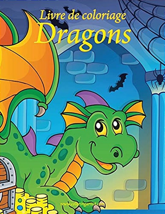 Livre De Coloriage Dragons 1-..
