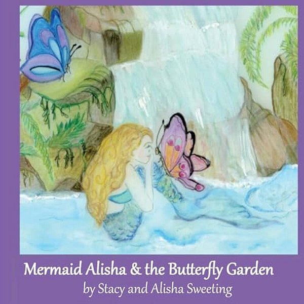 Mermaid Alisha And The Butterfly Garden-..