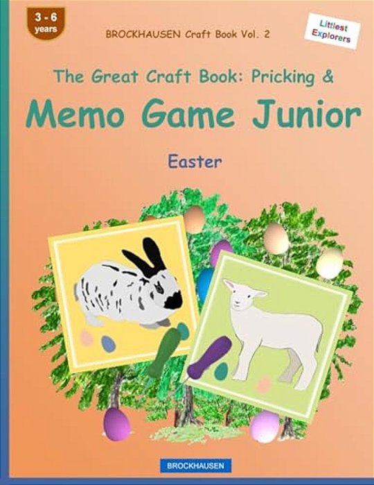 Brockhausen Craft Book Vol. 2 - The Great Craft Book: Pricking & Memo Game Junior: Easter-..