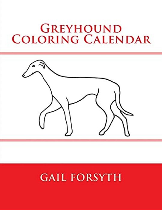 Greyhound Coloring Calendar-..