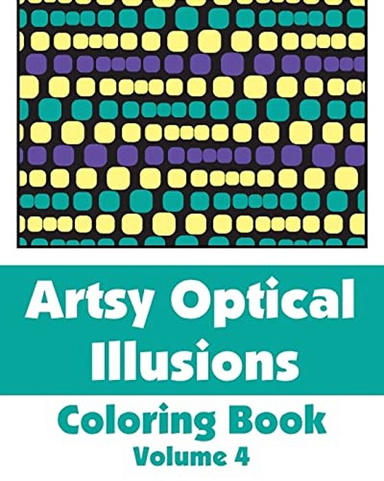 Artsy Optical Illusions Coloring Book-..