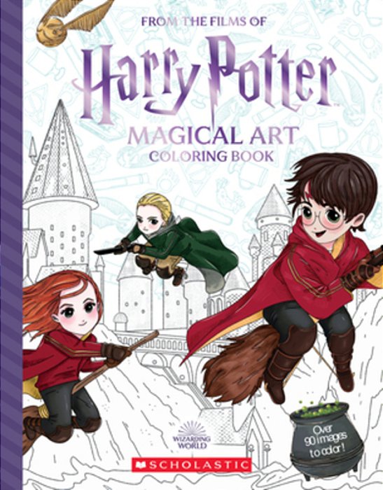 Magical Art Coloring Book (Harry Potter) The Perfect Stocking Stuffer!-..