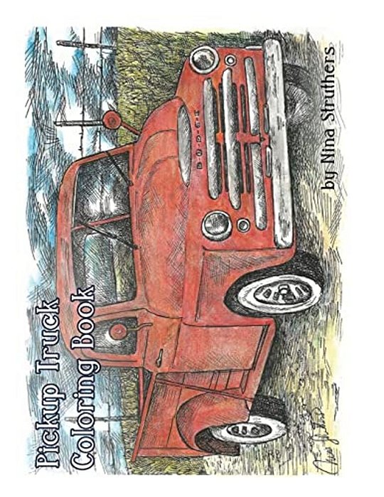 Pickup Truck Coloring Book-..