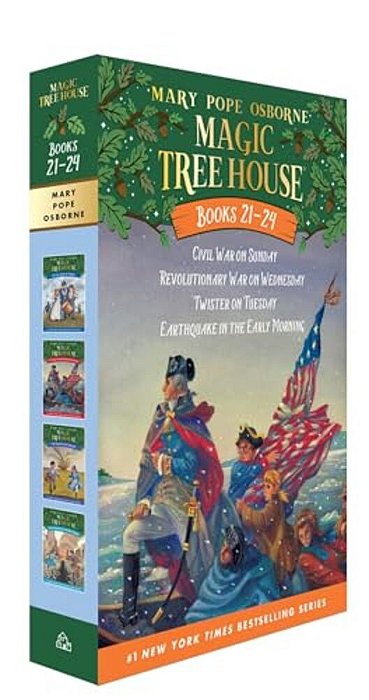 Magic Tree House Books 21-24 Boxed Set: American History Quartet-..