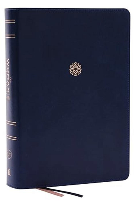 Kjv, The Woman's Study Bible, Blue Leathersoft, Red Letter, Full-Color Edition, Comfort Print: Receiving God's Truth For Balance, Hope, And Transforma-..