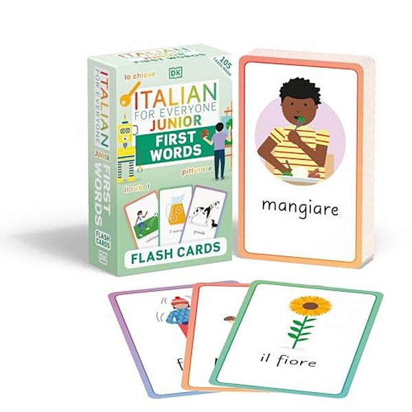 Italian For Everyone Junior First Words Flash Cards-..