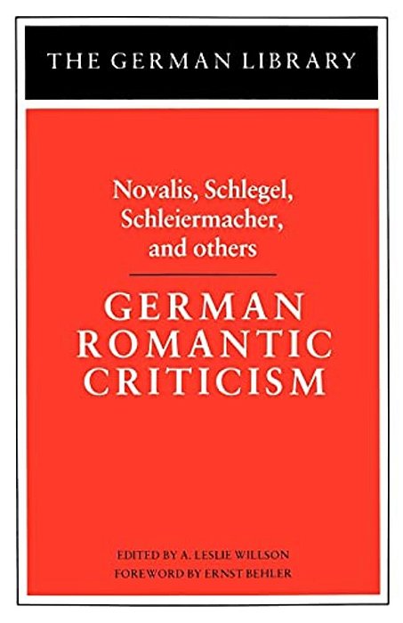 German Romantic Criticism-..