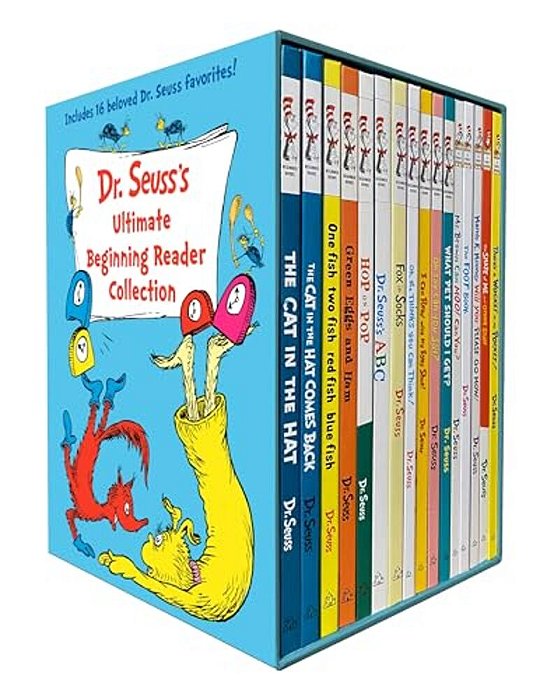 Dr. Seuss's Ultimate Beginning Reader Boxed Set Collection: Includes 16 Beginner Books And Bright & Early Books-..