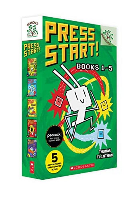 Press Start!, Books 1-5: A Branches Box Set-..