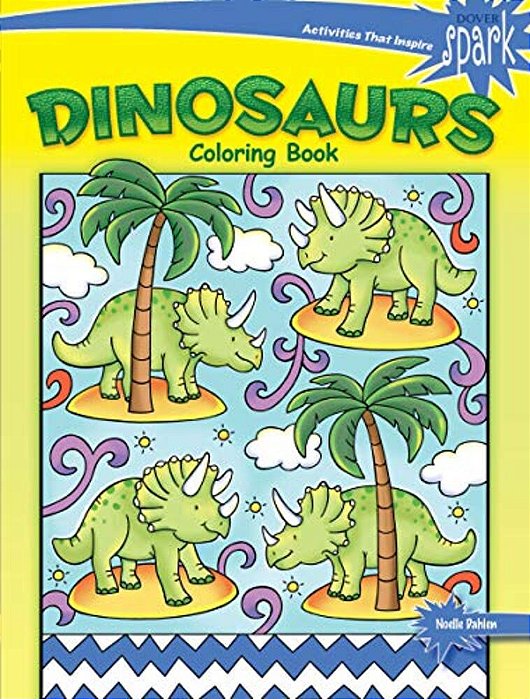 Spark Dinosaurs Coloring Book-..