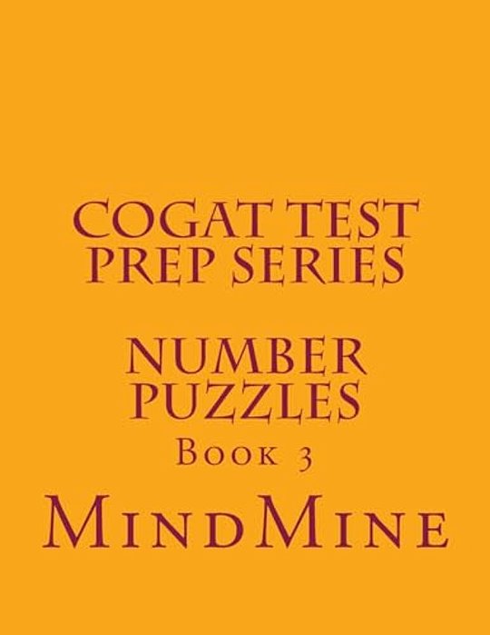Cogat Test Prep Series - Number Puzzles-..