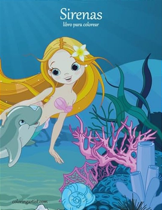 Sirenas Libro Para Colorear 1-..