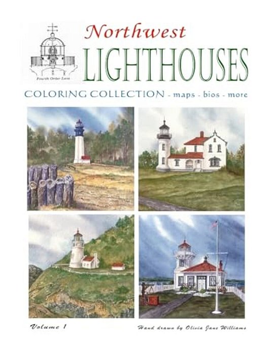 Northwest Lighthouse Coloring Collection-..