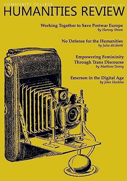 Community College Humanities Review: Fall 2017-..