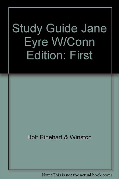 Jane Eyre With Connections - Study Guide-..
