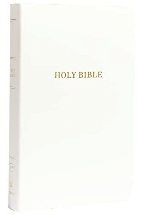 Kjv, Gift And Award Bible, Imitation Leather, White, Red Letter Edition-..