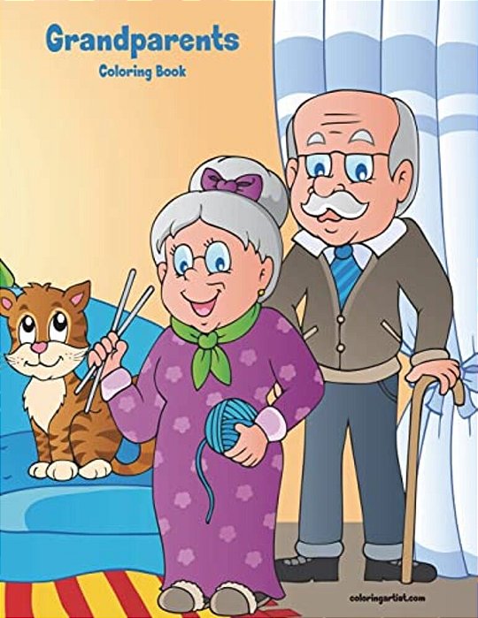 Grandparents Coloring Book 1-..